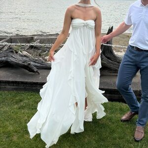 Nana Jacqueline Mariah Dress (White)